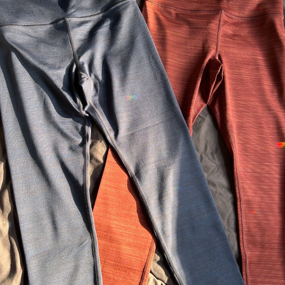 Bundle of Two (2) Athleta Elation Textured 7/8 Tights (size S and ST)